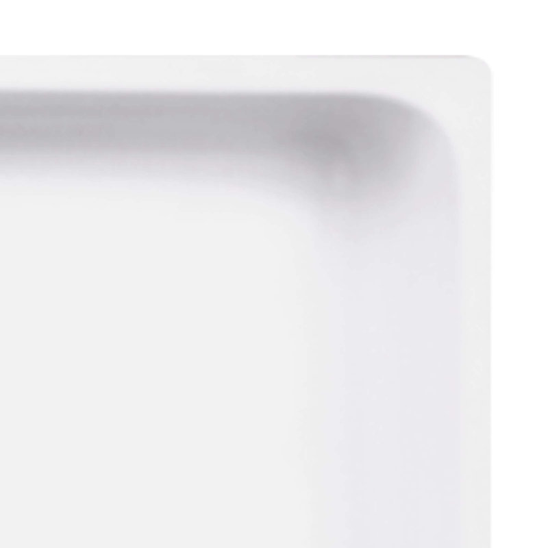 Elite Global Solutions Melamine Serving Dish Buffet Accessory, White