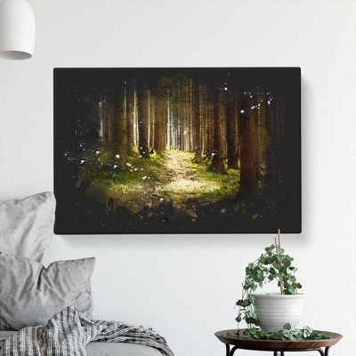 Green Forest Vol.6 - Wrapped Canvas Print