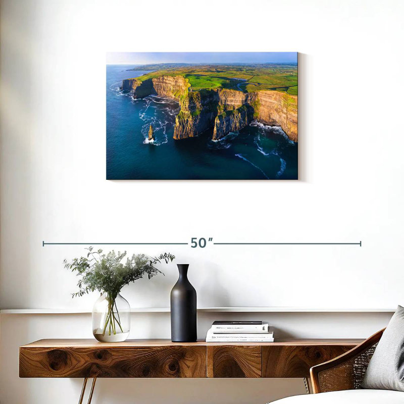 Hannes, falaises de Moher en Irlande, H 20 po x l 30 po