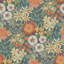 Anika Floral Wallpaper Roll-876830076