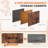 5-Drawer Fabric Dresser, Vertical Storage Chest with Wood Top, Tall Storage Organizer-118614668