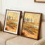 Cadre 12 po x 17 po avec passe-partout pour photos 10 x 15 po - Cadre en bois de chêne foncé massif avec verre trempé et ensemble de suspension murale - fini noyer de qualité supérieure, présentoir de style galerie