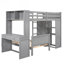 Lit mezzanine simple avec lit autonome