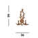 Conerly Resin Candle Wall Light