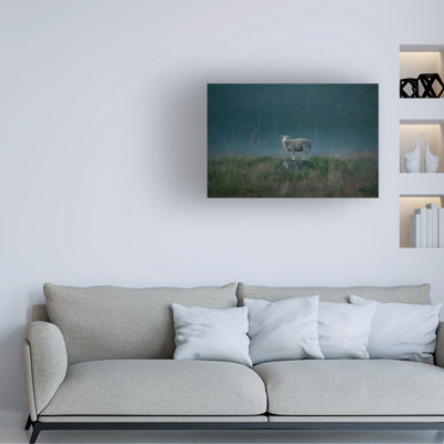 Christian Lindsten  Moody Sheep Canvas Art