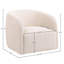 Neva Upholstered Occasional Chair, Cream-1092408878