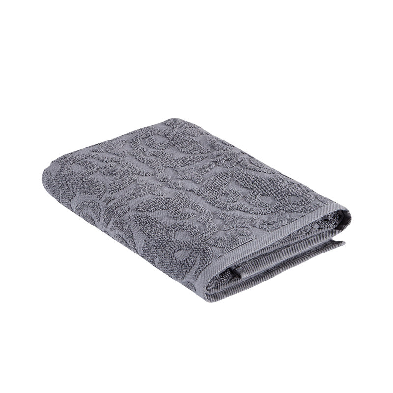 Saldana Midweight Bath Towel, Gray