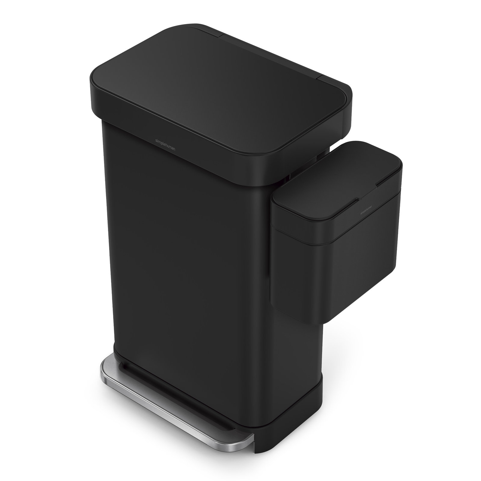 simplehuman 1.06gal Compost Caddy, Matte Black