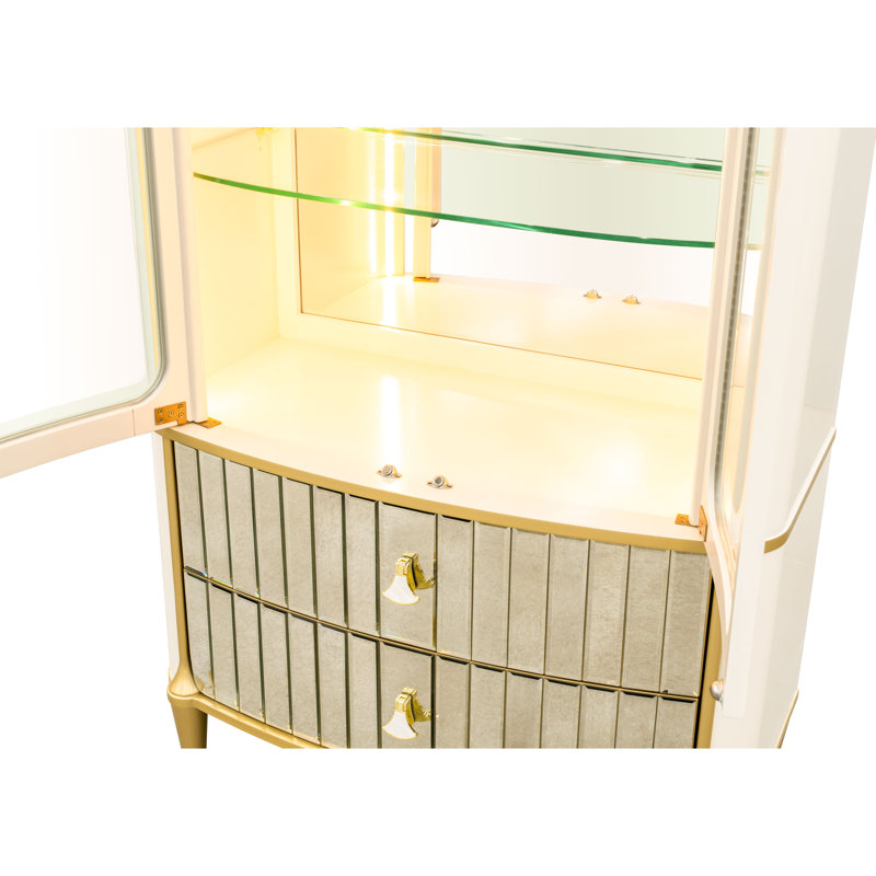 Scotts Square Display Cabinet - Light Champagne