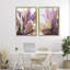 Ensemble de cadre flottant 2 pièces Sunlit Tropical Leaves, design par Gemma Bardot-400490058-400490102
