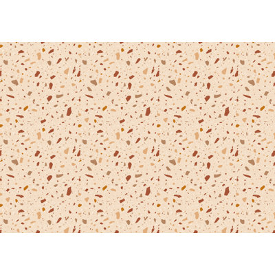 Ruslana Vinyl Machine Printed Area Rug