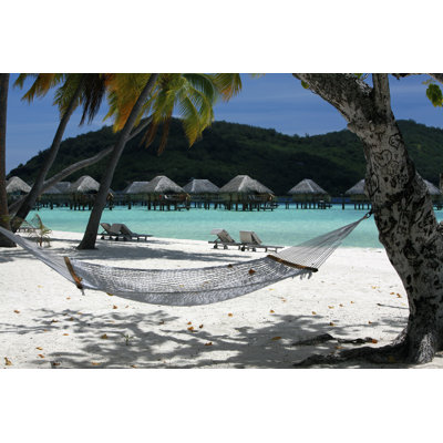 French Polynesian Lagoon - Wrapped Canvas Print