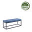 Shauny Fabric Bench with Metal Legs-81068042