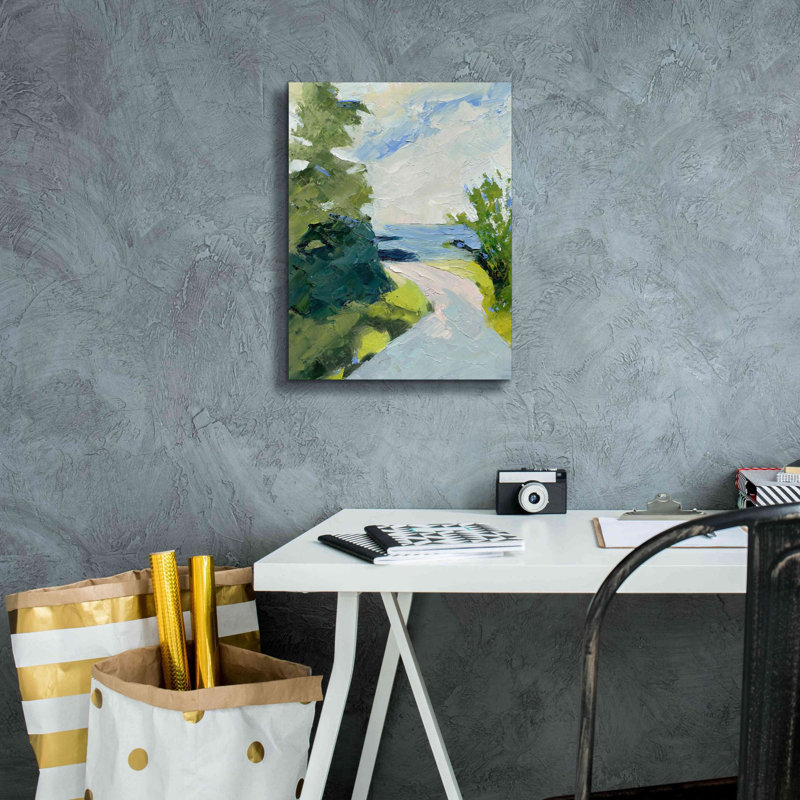 «Rounding The Bend» par Ann Gordon, estampe numérique sur toile, H 16 po x l 12 po x P 0,75 po