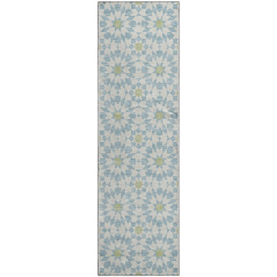Premium Machine Washable Tweedy Sky Rug