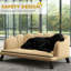 Canapé pour animal de compagnie en forme de perle avec coussin amovible-867914854