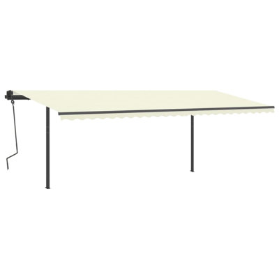 VidaXL White Metal Awning for Awning