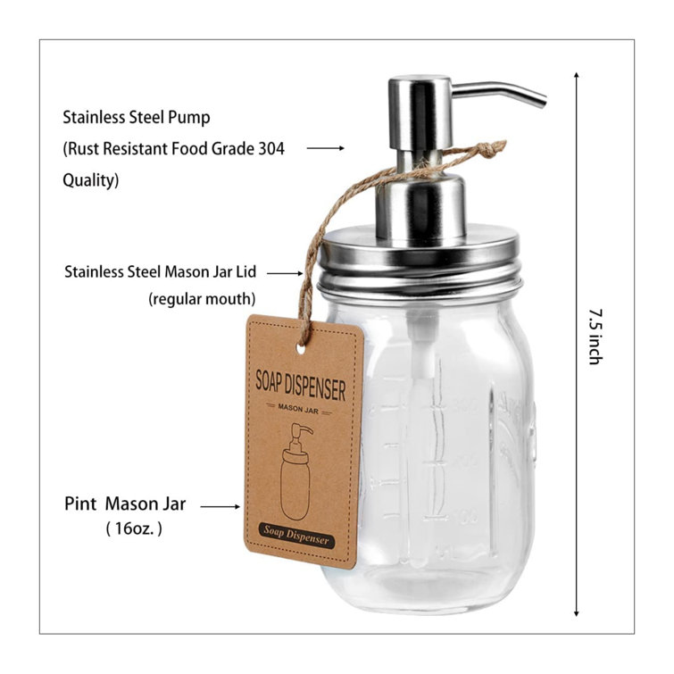 Food Grade Dispenser Pump for Mason Jars · Mason Jar Lifestyle