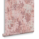 Floral Metallic Wallpaper Roll