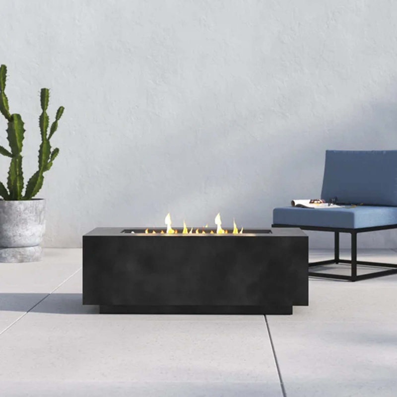 Concrete Propane Outdoor Fire Pit Table