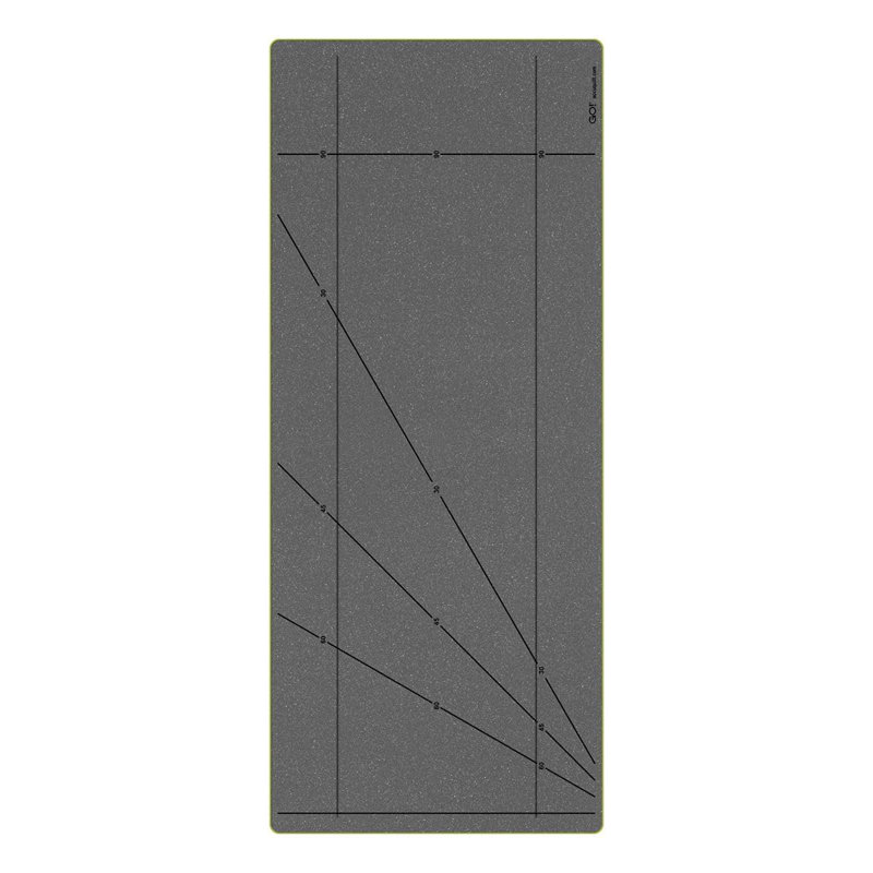 AccuQuilt GO! Matrice de découpe de bande 6 po avec lignes de guidage angulaires pour projets de courtepointe