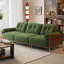 Coussin en chenille vert-1696072431