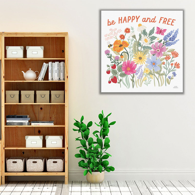 Wild Meadow III - reproduction d'art sur toile, H 30 po x l 30 po