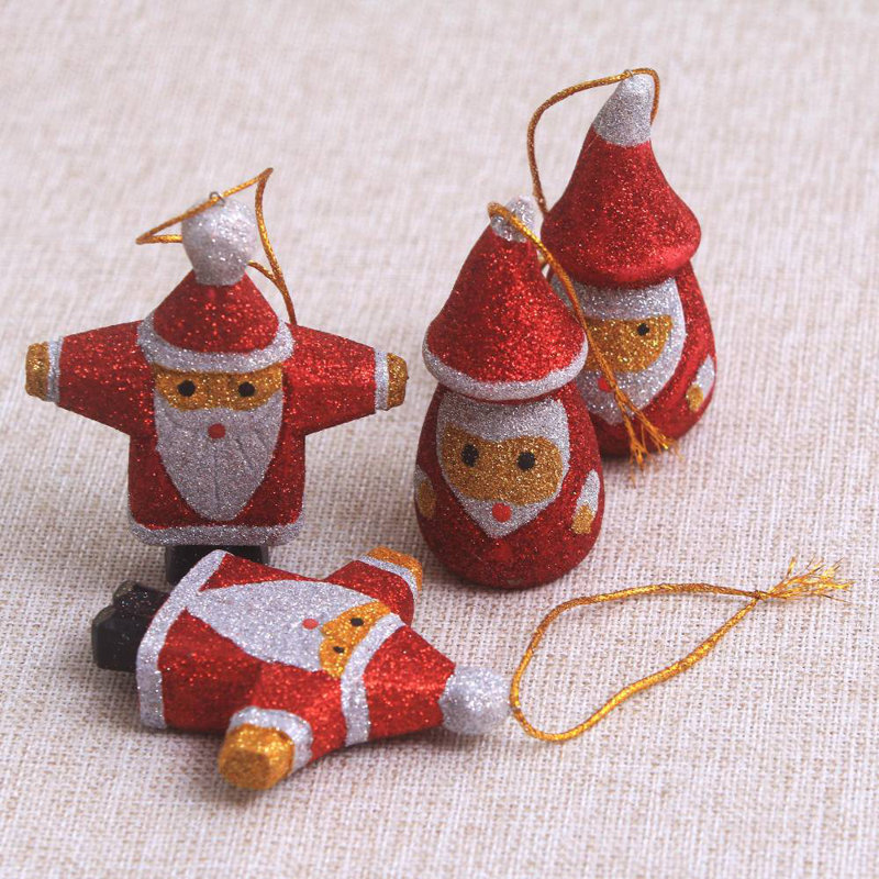 3.9'' Wood Hanging Figurine Ornament