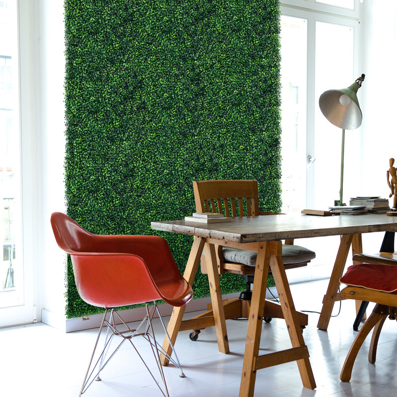50 cm H Faux Foliage Hedge Plant