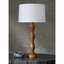 Crew Walnut Buffet Lamp (Black Shade)-1628947799