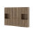 Queen Farmhouse Murphy Bed With 2 Storage Cabinets,space-saving Wall Bed For Multipurpose Room-1631809275
