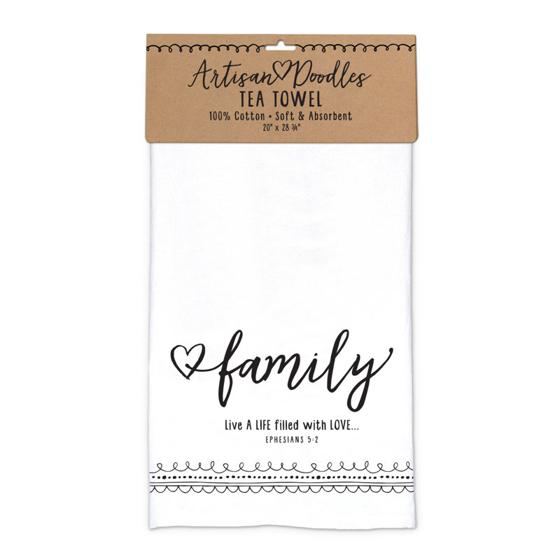 Flour Sack Waffle Tea Towel Kitchen Towel