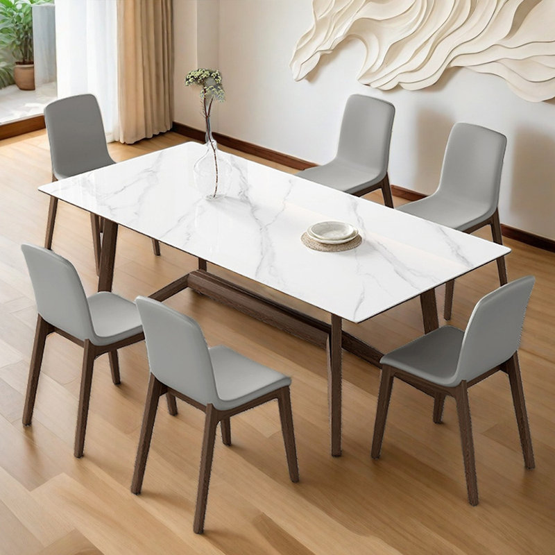 Chaises de salle à manger en ardoise, H 29,52 po x L 62,99 po x l 31,49 po