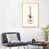 Toile avec cadre en bois beige est en rupture de stock