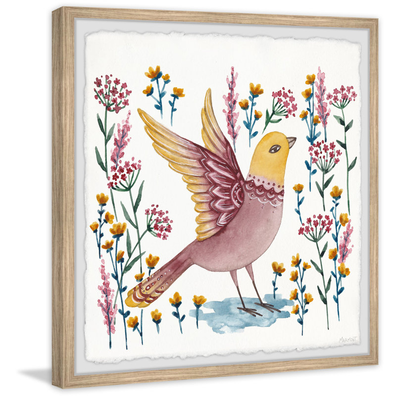 Flapping Flight by Marmont Hill - Single Picture Frame Painting, 81cm H x 81cm W x 3.81cm D