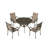 5 Piece Outdoor Patio Dining Set