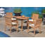 Jovanni Outdoor 3 - Piece Teak Bistro Set-1141821006-1088902964