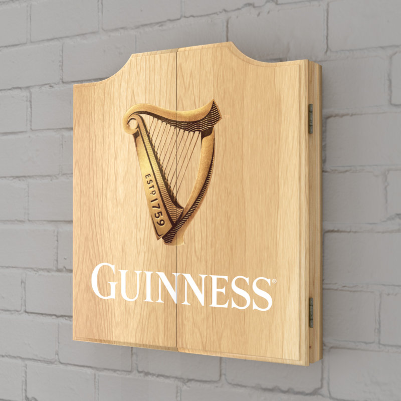 Armoire pour jeu de fléchettes Guinness Harp