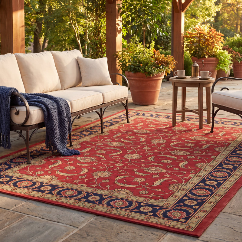 Tapis traditionnel Alder à motif floral intégral, couleur marine, orange, or, vert, crème, ivoire, lavable à la machine, antidérapant, à poils courts, adapté à l'intérieur et à l'extérieur, pour salon, chambre, salle à manger, entrée, couloir, bureau.