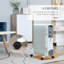 HOMCOM 2720 Watt 9281 BTU Electric Radiator Space Heater