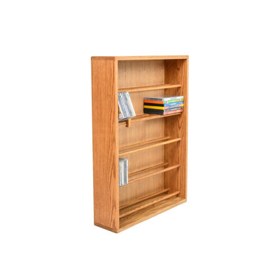 Dowel-Style Wooden CD Rack - 06W Series