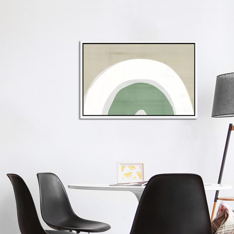The Thoughts Inside by Isabelle Z - Painting on Canvas, 101.6 cm H x 66.04 cm W, White Framed
