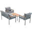 Issaac 4 - Person Seating Group with Cushions