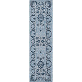 Orford Hand Tufted Wool Rug in Blue/Cream