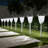 Set of 8 Solar Outdoor Lights - 16-Inch-Tall Stainless-Steel Path Stake Lighting for Garden, Landscape, Yard, and Driveway by Pure Garden (Gunmetal)-35178618