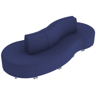 Ensemble de 10 chaises Pro Wave Connect Curved Wave