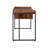 Sanor Rectangular Writing Desk in Walnut and Sandy Black