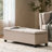 Modern Fabric Upholstered Storage Bench-121503060