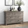 7 Drawer Dresser Gray