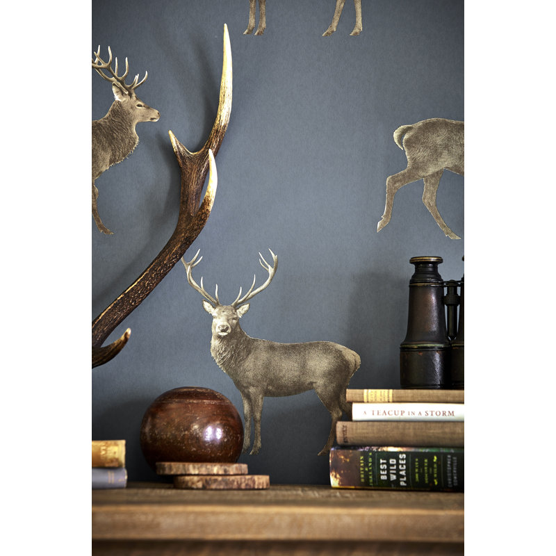 Evesham Deer Wallpaper, Birch